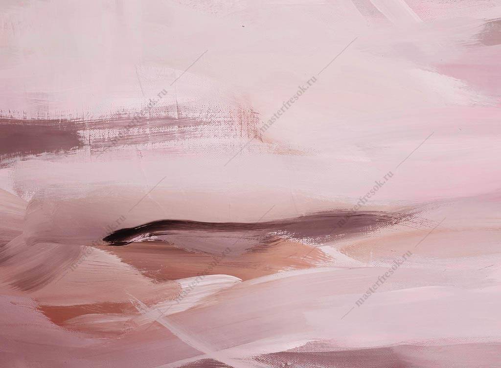 Фотообои Бледно розовая акварель